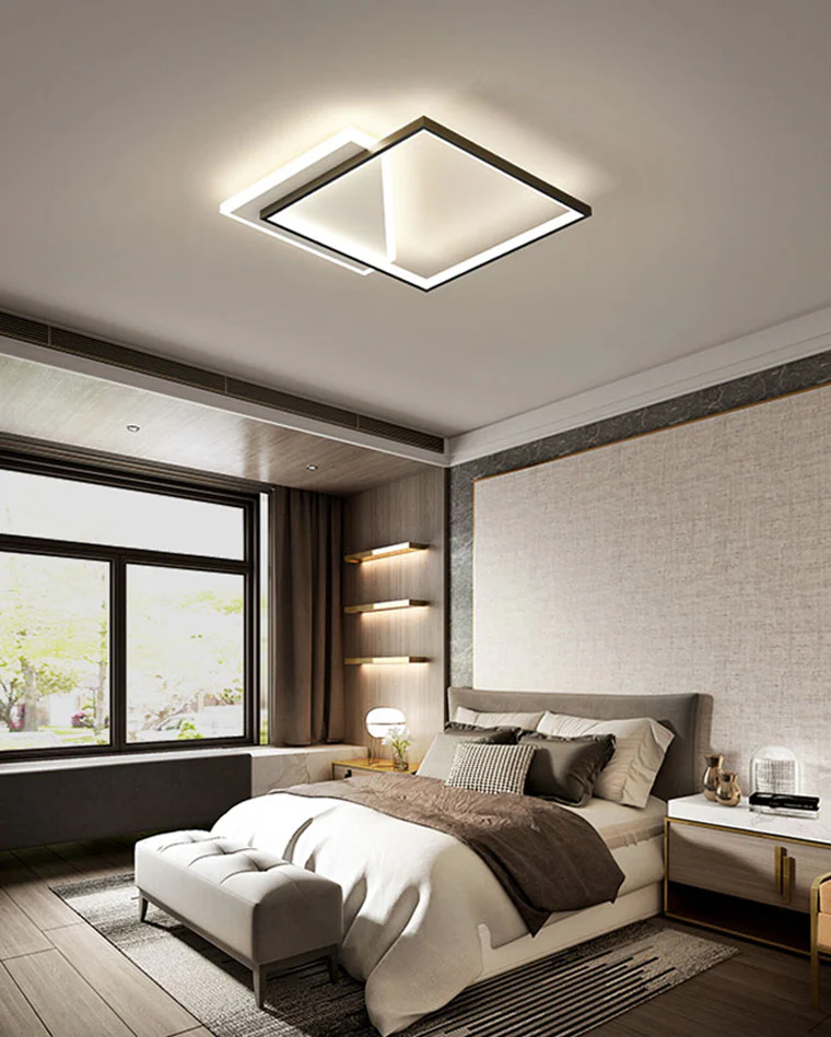 WOMO Geometric Flat Ceiling Light-WM1031 - Image 9