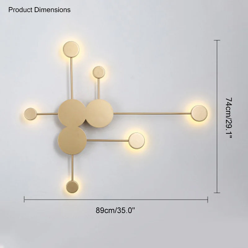 WOMO Multi-light Sculptural Wall Sconce-WM6011 - Image 33