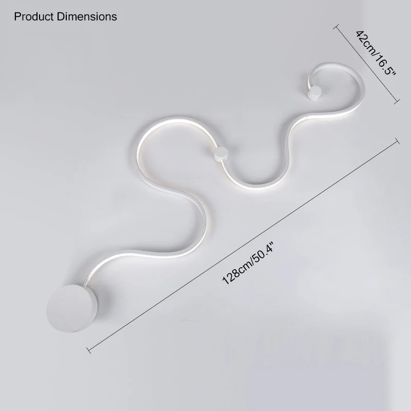 WOMO Long Snake LED Wall Sconce-WM6017 - Image 36