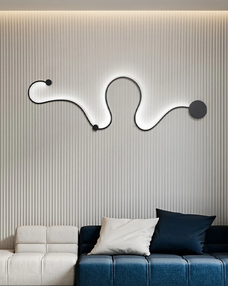 WOMO Long Snake LED Wall Sconce-WM6017 - Image 8
