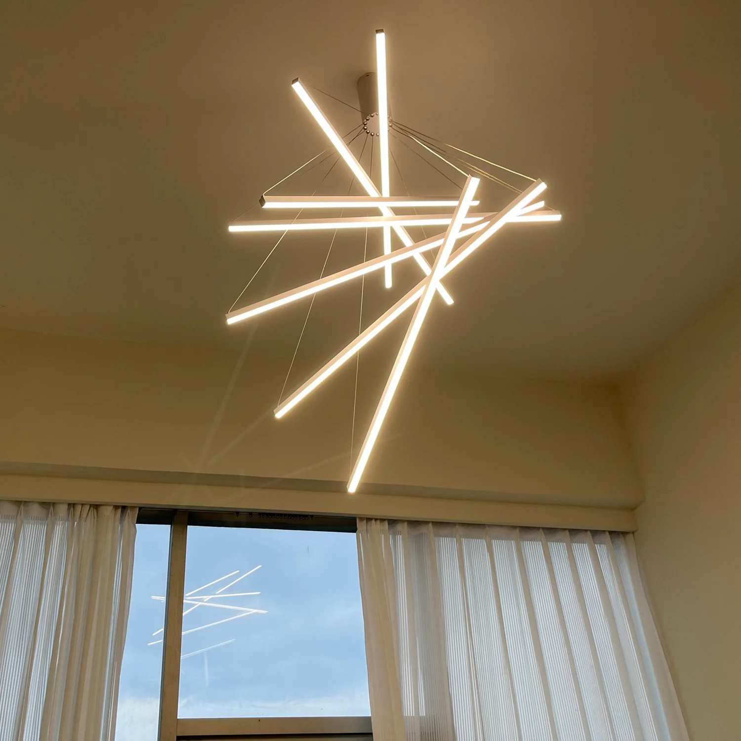 WOMO Multi Sticks LED Chandelier-WM2125 - Image 28