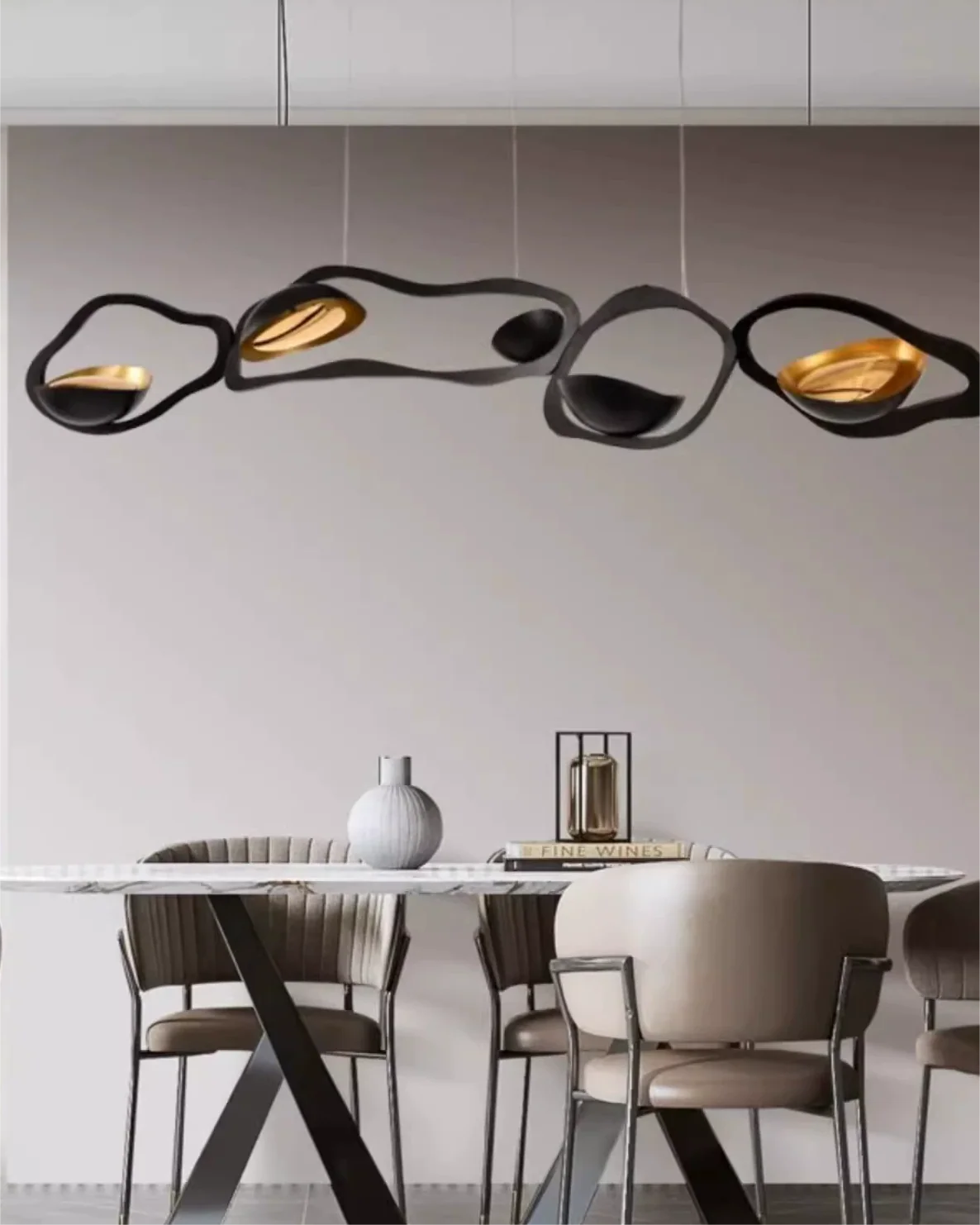 WOMO Masculine Sculptural Chandelier-WM2148 - Image 9