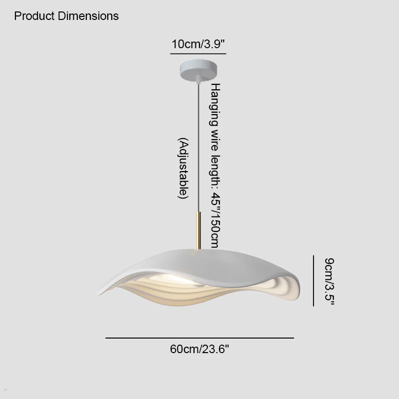 WOMO Lotus Leaf Pendant Light-WM2082 - Image 28