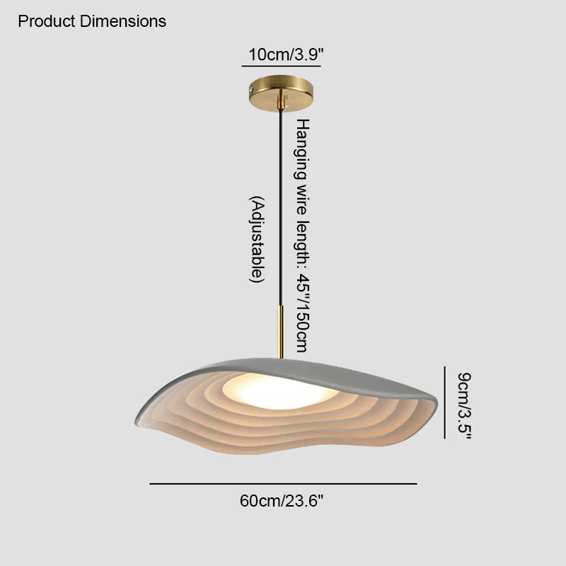 WOMO Lotus Leaf Pendant Light-WM2082 - Image 34