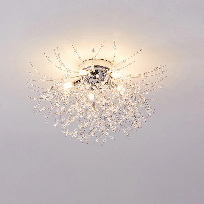 WOMO Dandelion Crystal Flush Mount Ceiling Light-WM1014 - Image 12