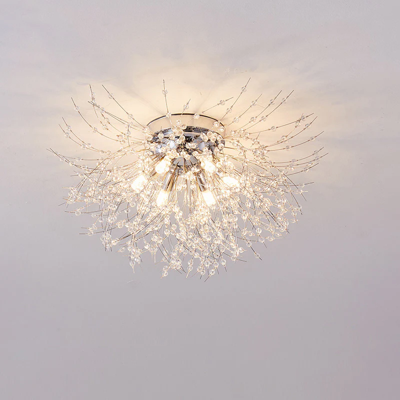 WOMO Dandelion Crystal Flush Mount Ceiling Light-WM1014 - Image 14