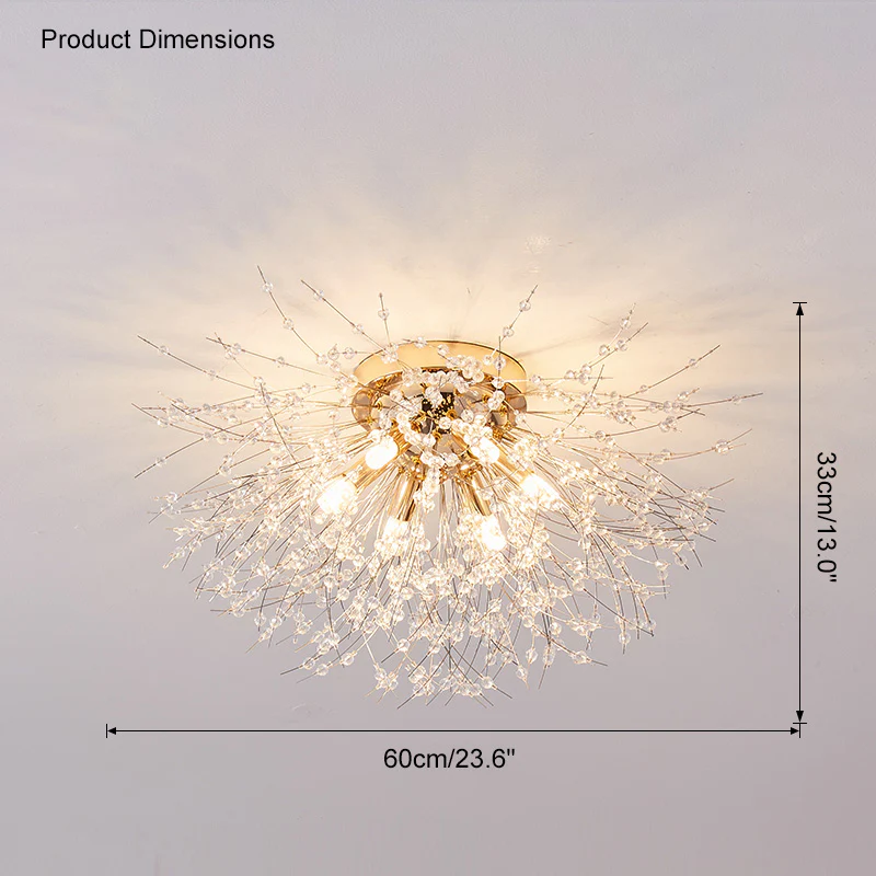 WOMO Dandelion Crystal Flush Mount Ceiling Light-WM1014 - Image 23