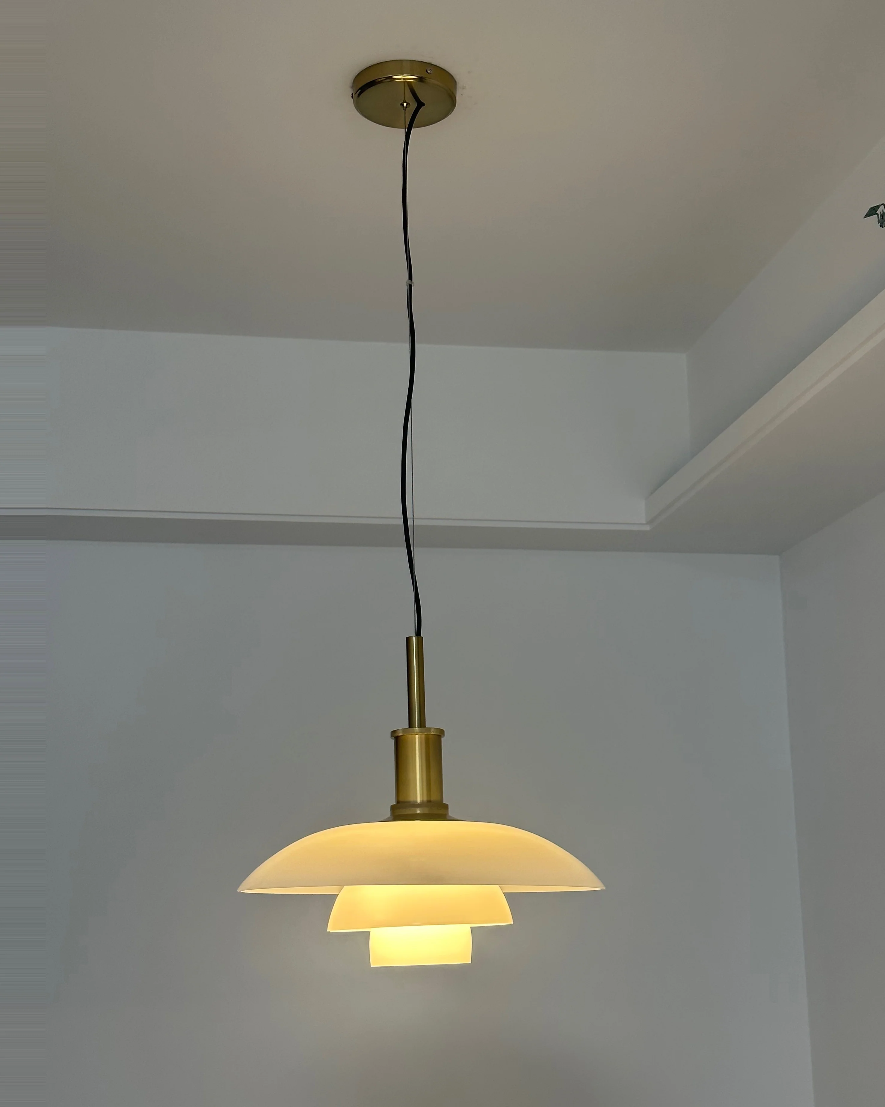 WOMO Danish Designer Milk Glass Pendant Lamp-WM2116 - Image 10