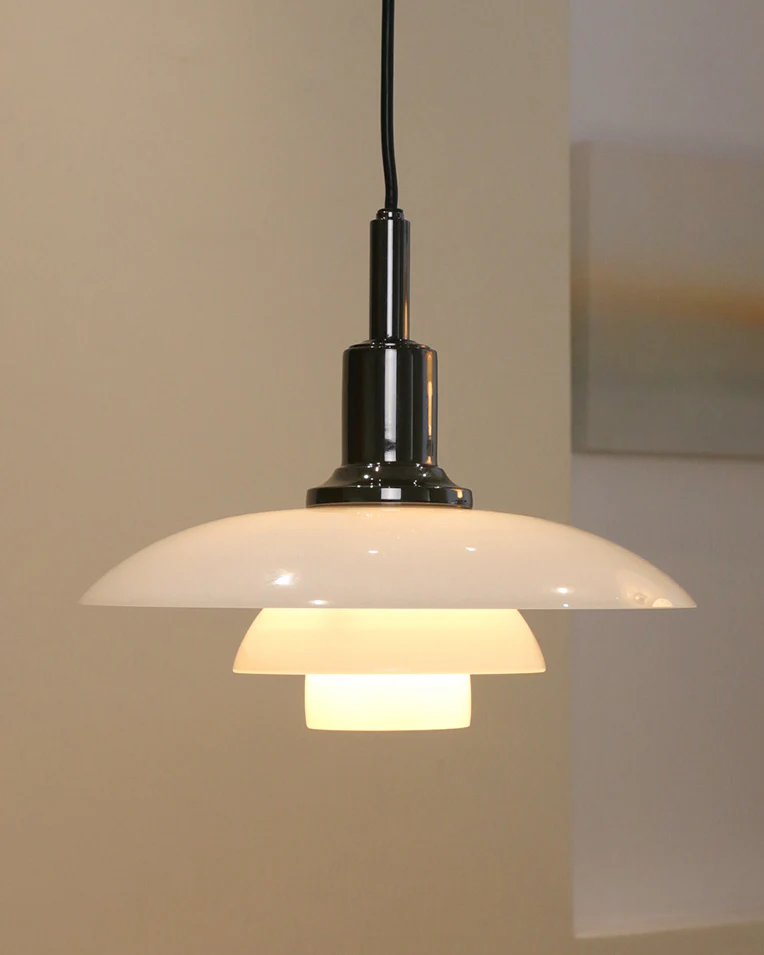 WOMO Danish Designer Milk Glass Pendant Lamp-WM2116 - Image 14