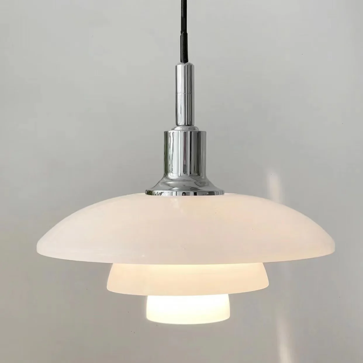 WOMO Danish Designer Milk Glass Pendant Lamp-WM2116 - Image 15