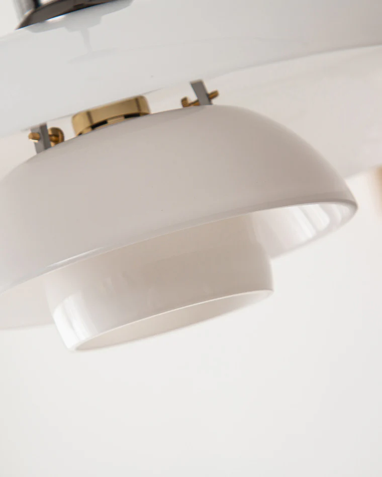 WOMO Danish Designer Milk Glass Pendant Lamp-WM2116 - Image 18