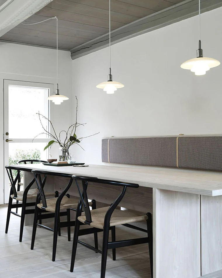 WOMO Danish Designer Milk Glass Pendant Lamp-WM2116 - Image 23