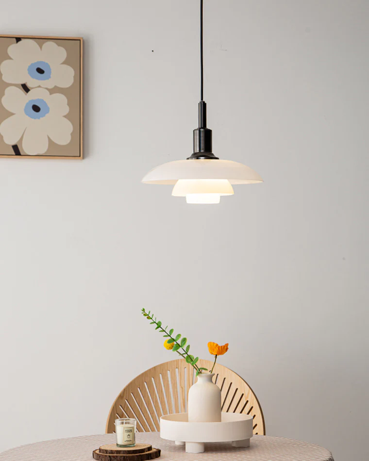 WOMO Danish Designer Milk Glass Pendant Lamp-WM2116 - Image 28