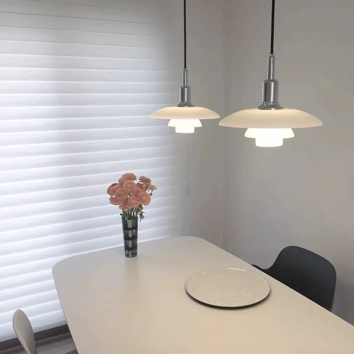 WOMO Danish Designer Milk Glass Pendant Lamp-WM2116 - Image 3