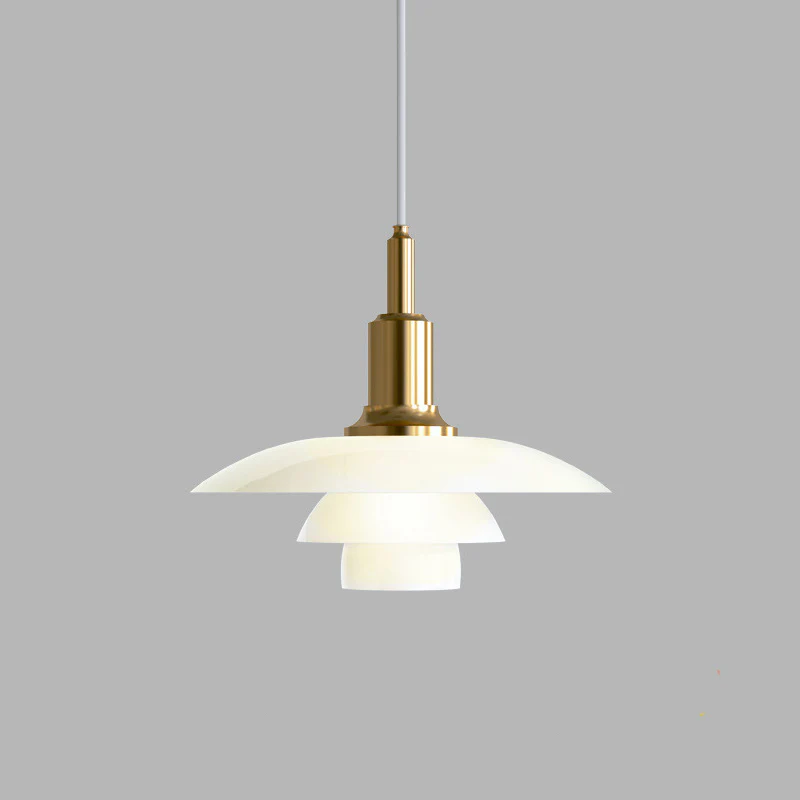 WOMO Danish Designer Milk Glass Pendant Lamp-WM2116 - Image 35