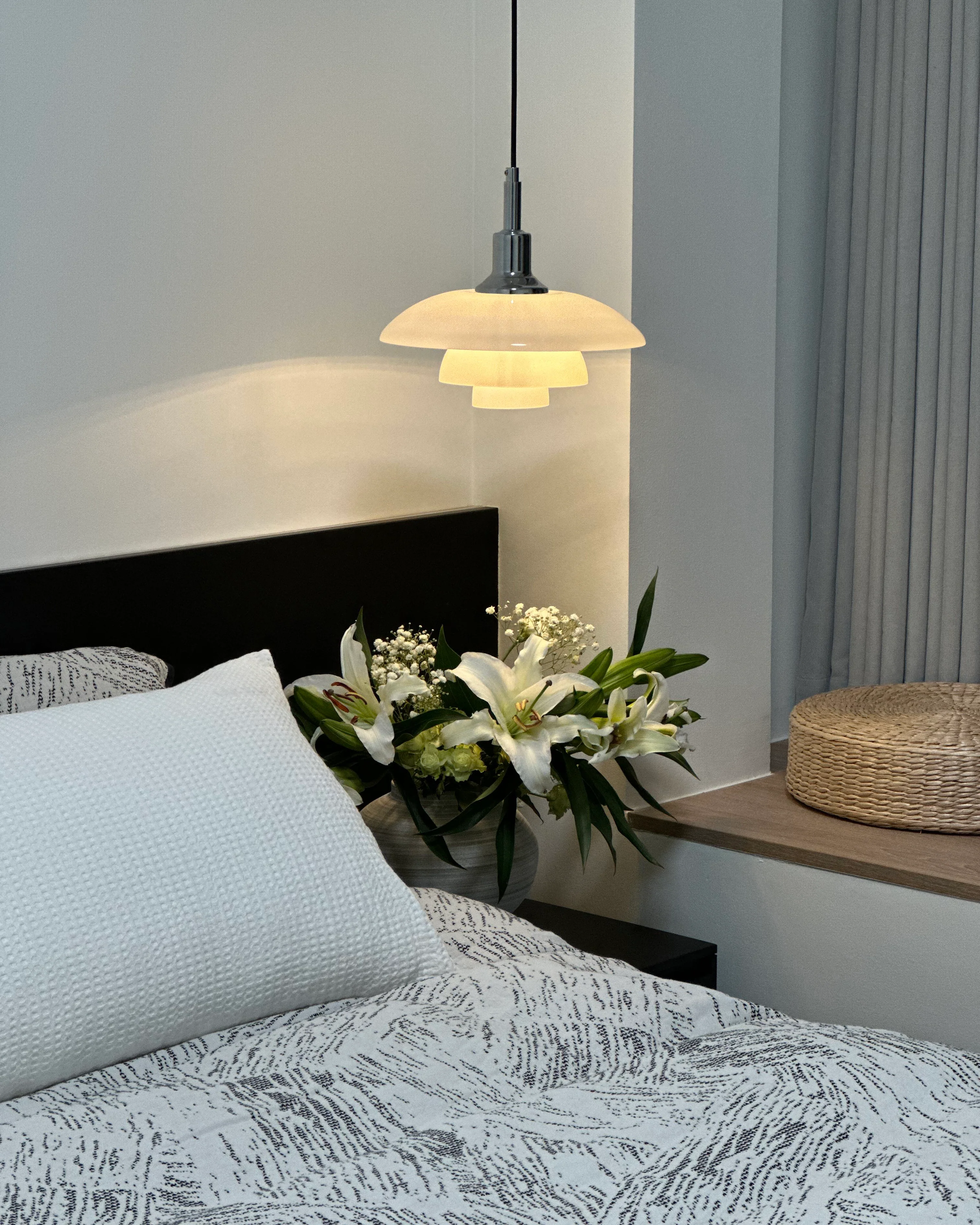WOMO Danish Designer Milk Glass Pendant Lamp-WM2116 - Image 6