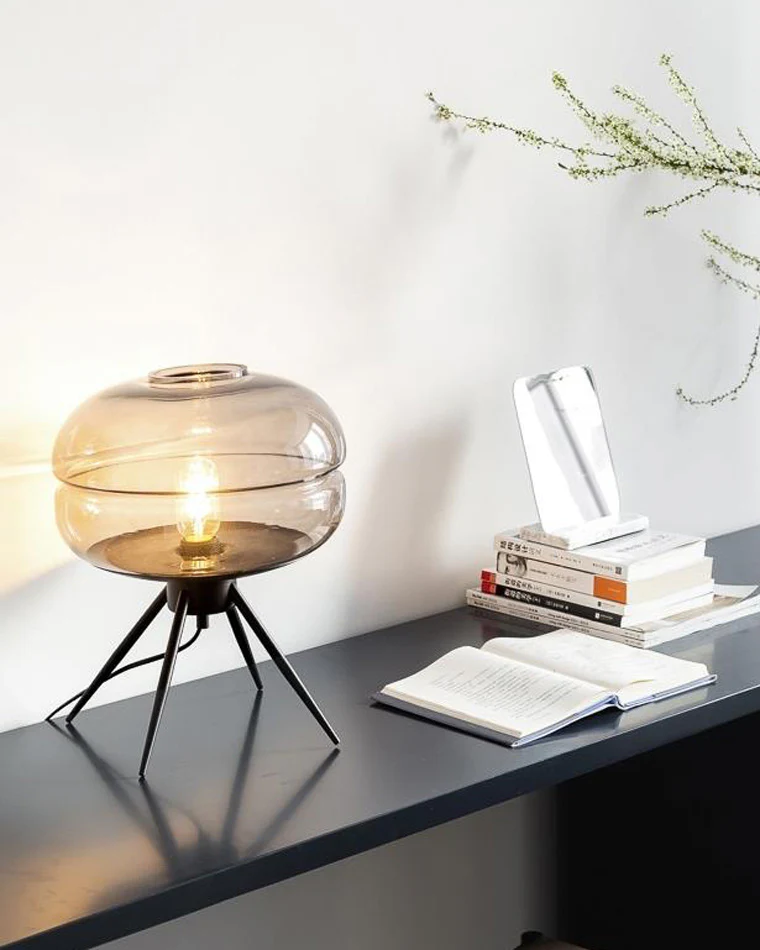 WOMO Glass Dome Table Lamp-WM8022 - Image 11