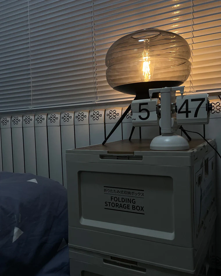 WOMO Glass Dome Table Lamp-WM8022 - Image 4