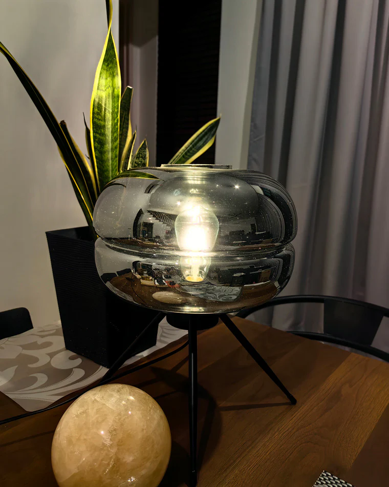 WOMO Glass Dome Table Lamp-WM8022 - Image 5