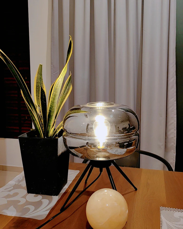WOMO Glass Dome Table Lamp-WM8022 - Image 7