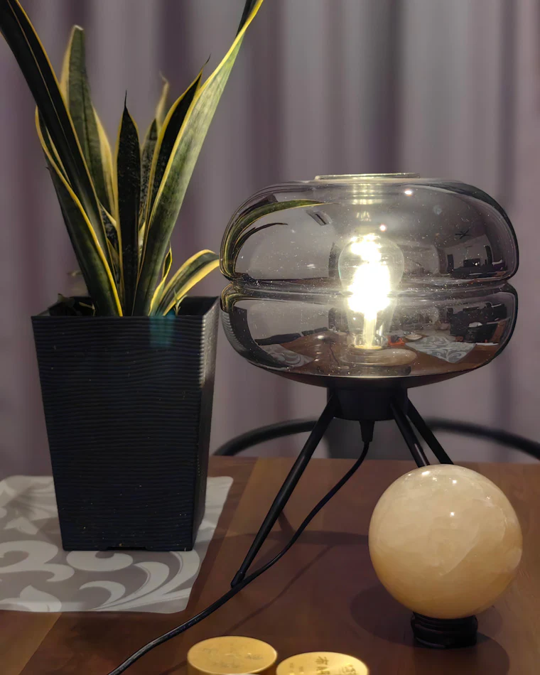 WOMO Glass Dome Table Lamp-WM8022 - Image 8