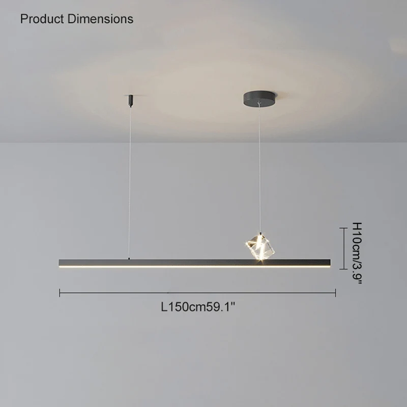 WOMO Linear Pendant Light-WM2027 - Image 24