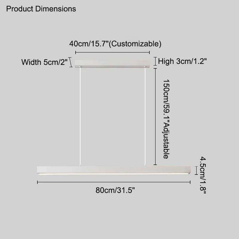 WOMO Linear Pendant Light-WM2010 - Image 51