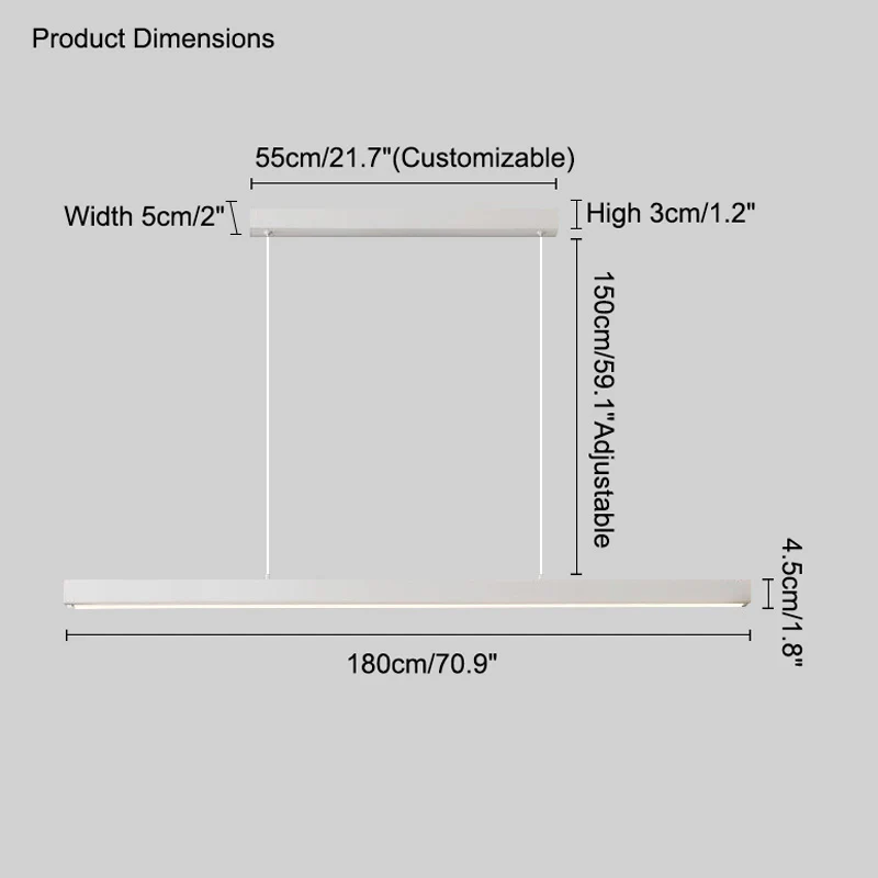 WOMO Linear Pendant Light-WM2010 - Image 59