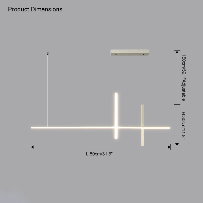 WOMO Unique Linear Pendant Light-WM2020 - Image 26