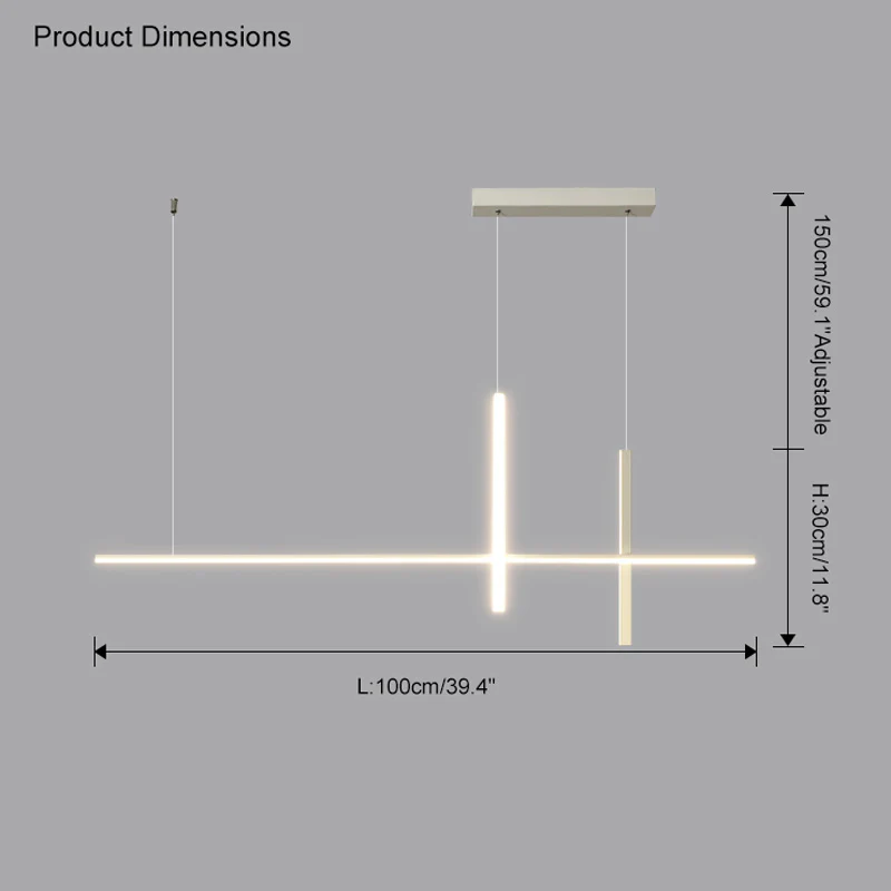 WOMO Unique Linear Pendant Light-WM2020 - Image 28