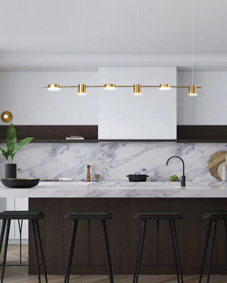 WOMO 6 Light Linear Chandelier-WM2048 - Image 15