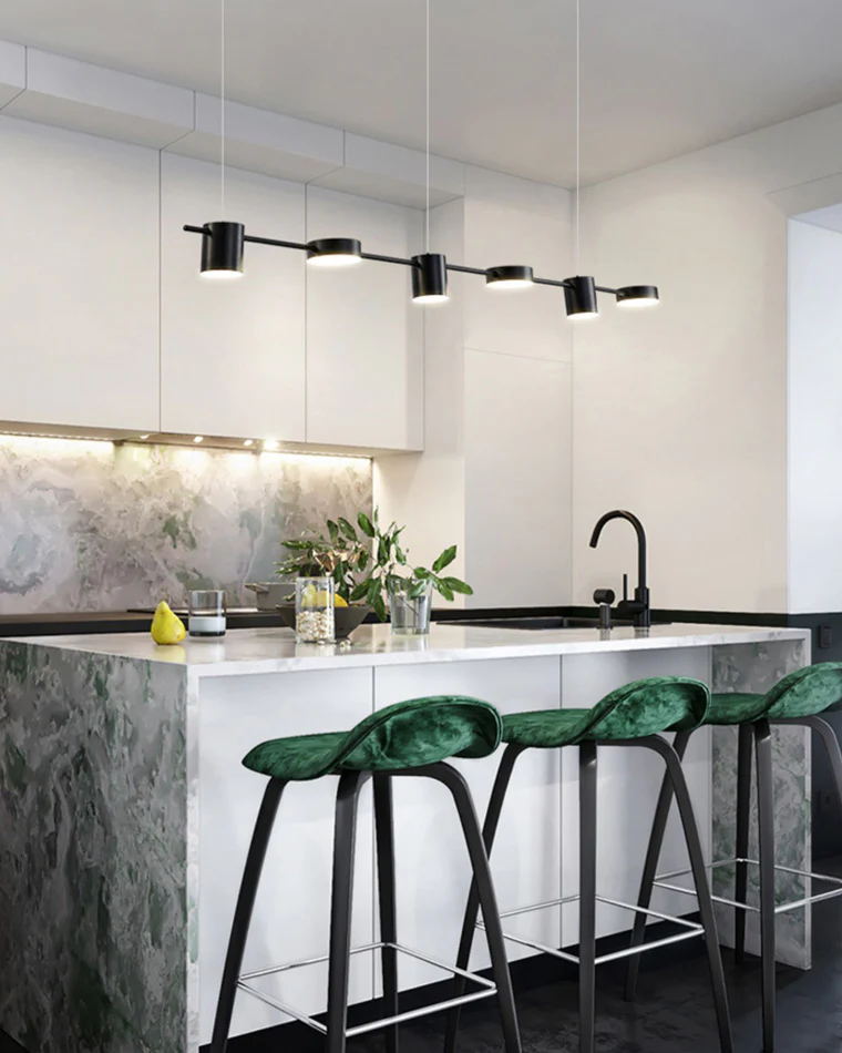 WOMO 6 Light Linear Chandelier-WM2048 - Image 18