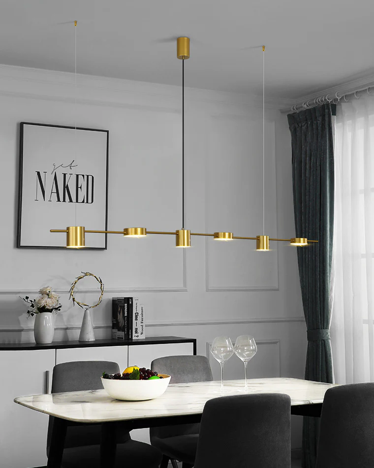 WOMO 6 Light Linear Chandelier-WM2048 - Image 19