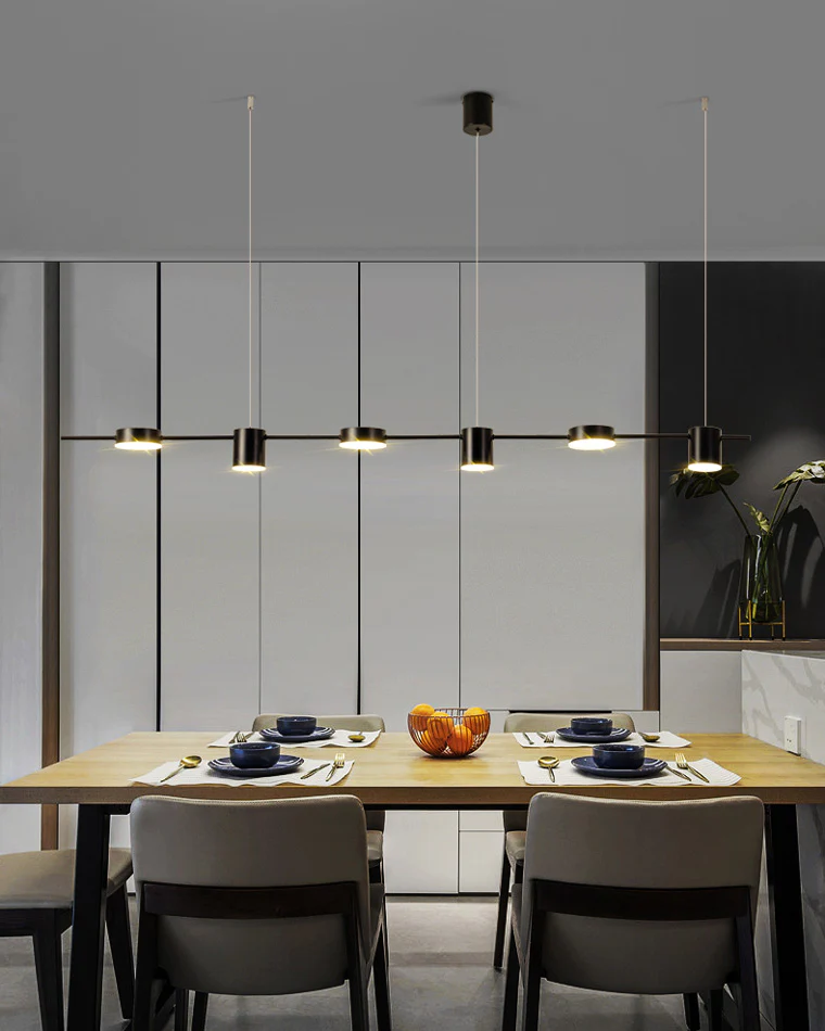 WOMO 6 Light Linear Chandelier-WM2048 - Image 2
