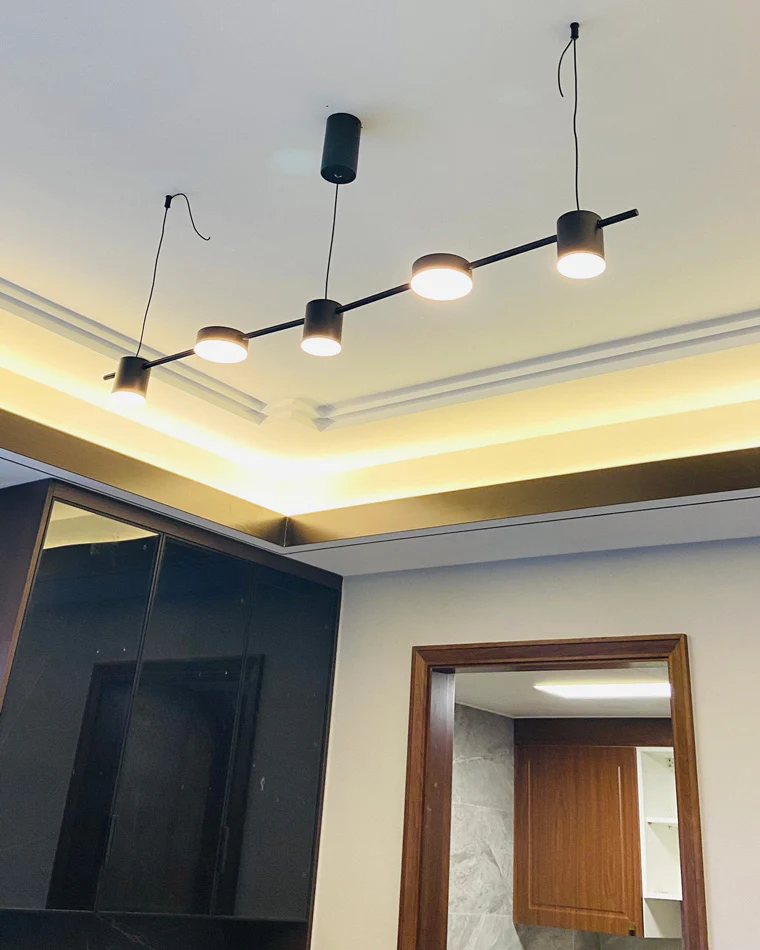 WOMO 6 Light Linear Chandelier-WM2048 - Image 22
