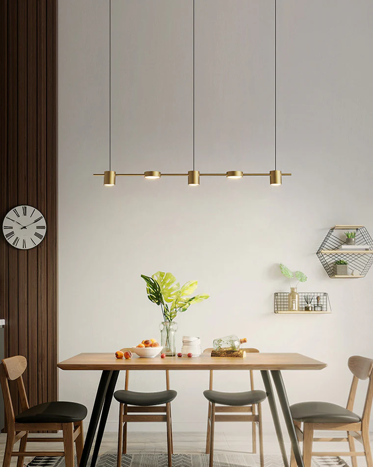 WOMO 6 Light Linear Chandelier-WM2048 - Image 3