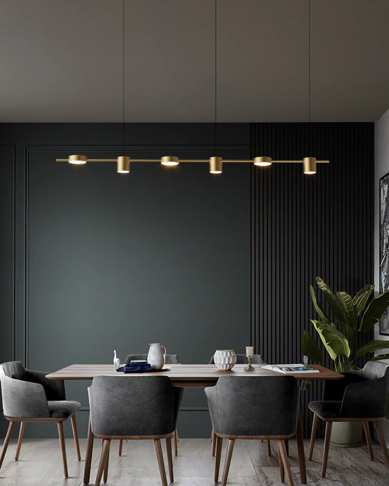 WOMO 6 Light Linear Chandelier-WM2048 - Image 6