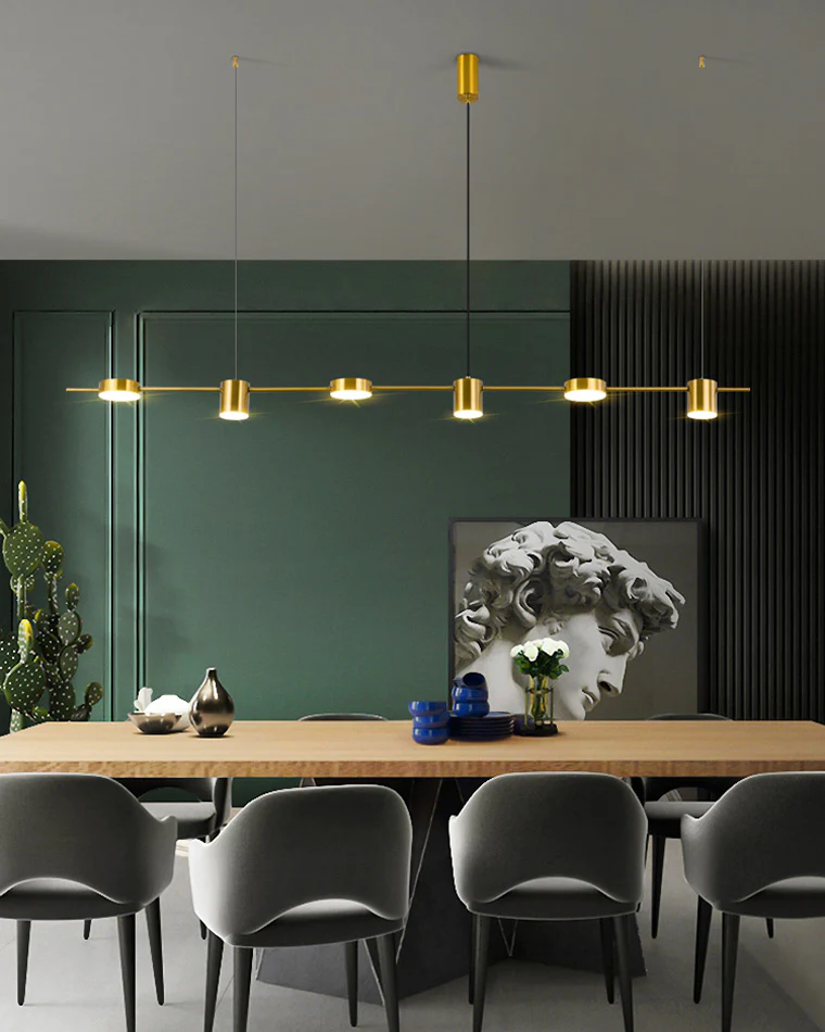 WOMO 6 Light Linear Chandelier-WM2048 - Image 7