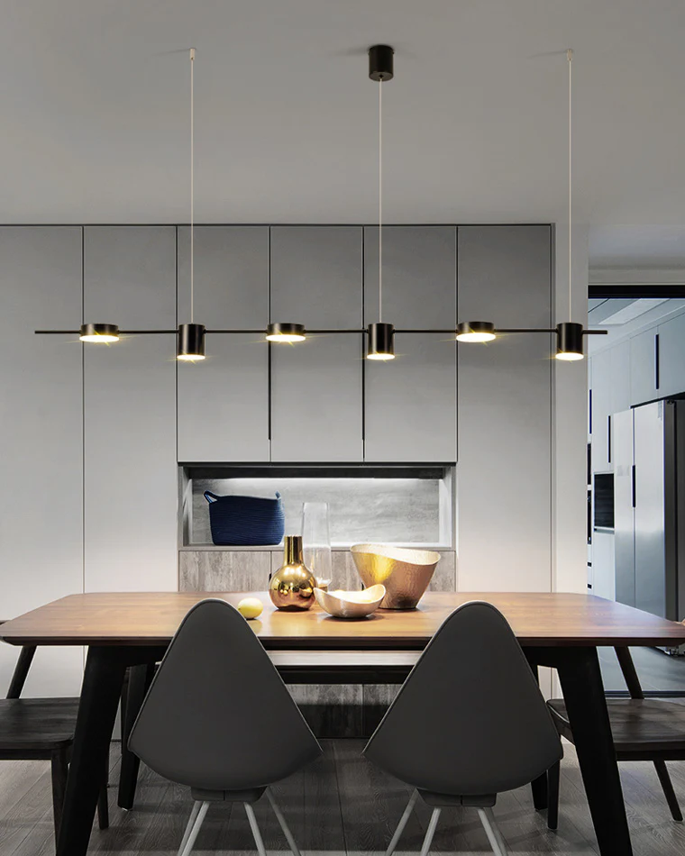 WOMO 6 Light Linear Chandelier-WM2048 - Image 9