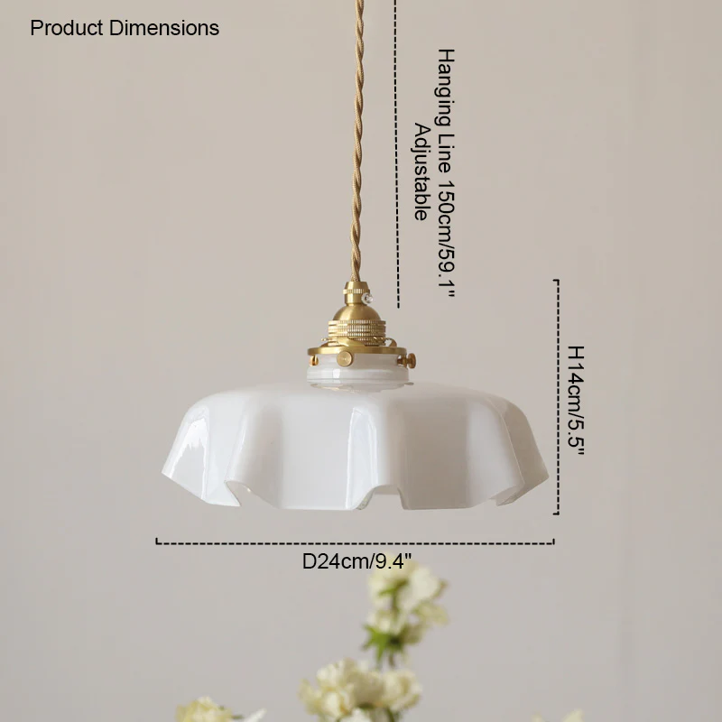 WOMO Retro Coloured/Pink Glass Pendant Light-WM2084 - Image 18