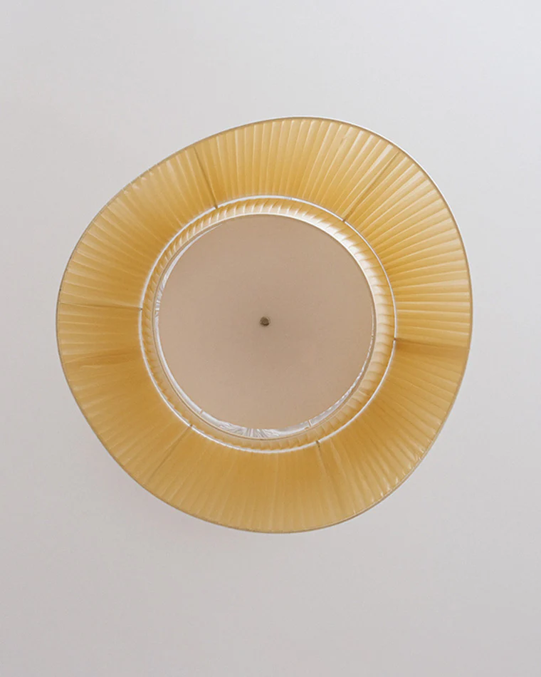 WOMO Pleated Fabric Drum Pendant Light-WM2130 - Image 13