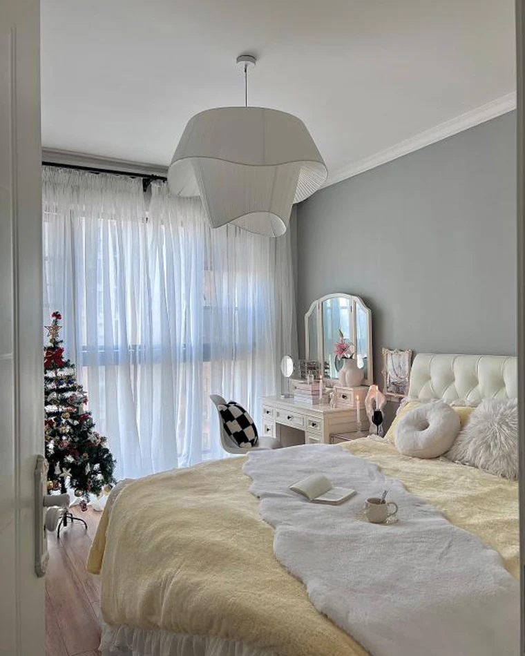 WOMO Pleated Fabric Drum Pendant Light-WM2130 - Image 21