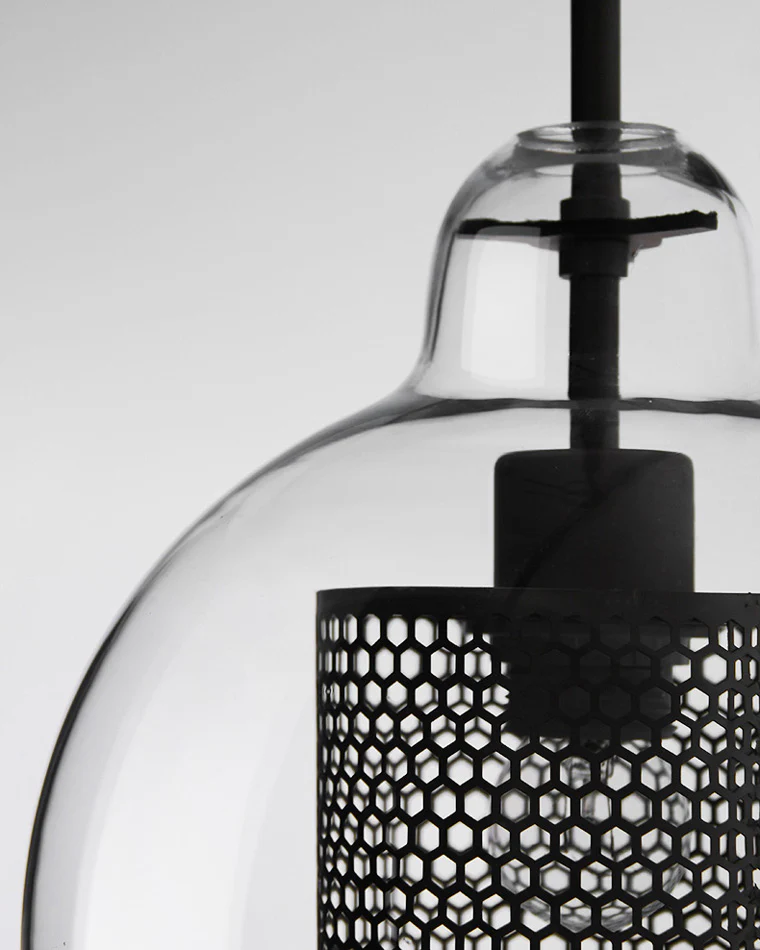 WOMO Elegant Round/Cylinder Glass Pendant Light-WM2095 - Image 17