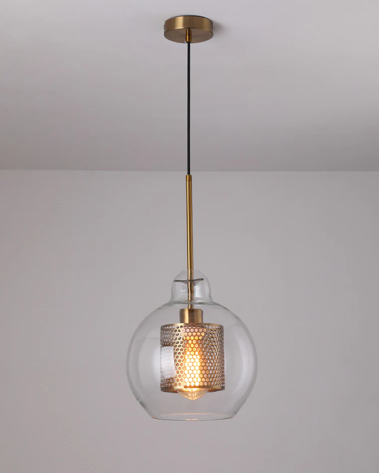 WOMO Elegant Round/Cylinder Glass Pendant Light-WM2095 - Image 20