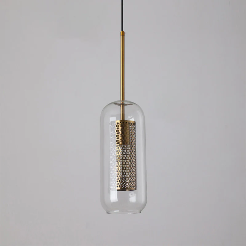 WOMO Elegant Round/Cylinder Glass Pendant Light-WM2095 - Image 33