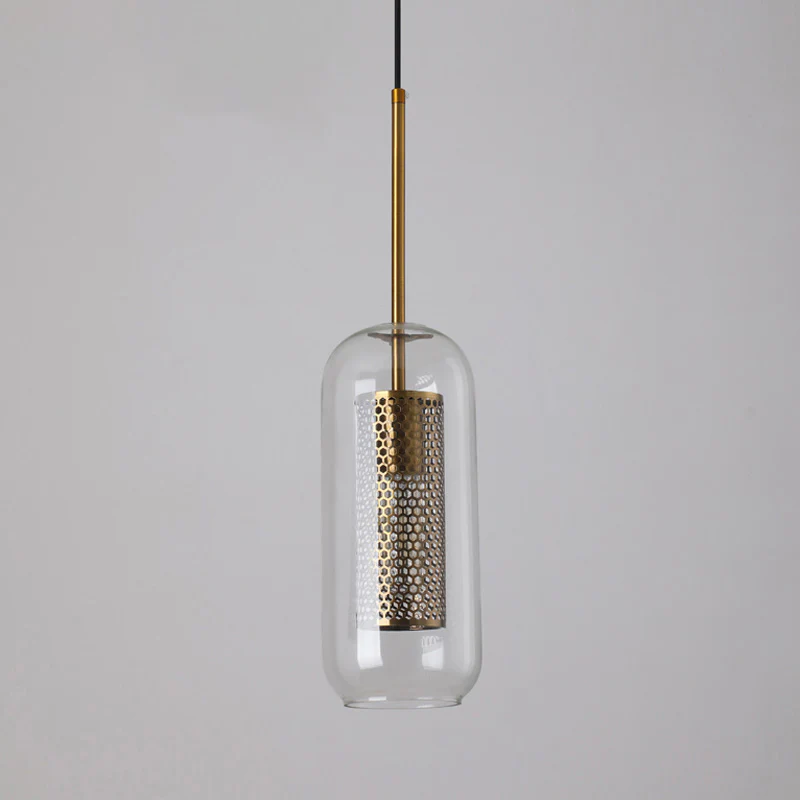 WOMO Elegant Round/Cylinder Glass Pendant Light-WM2095 - Image 37
