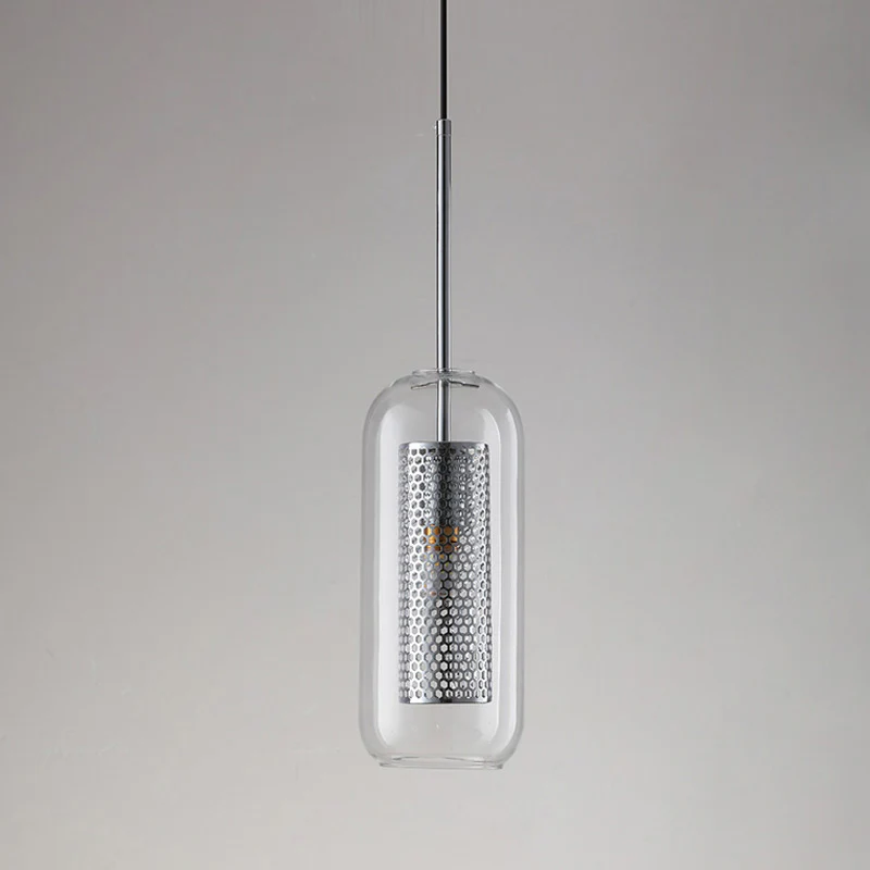 WOMO Elegant Round/Cylinder Glass Pendant Light-WM2095 - Image 39