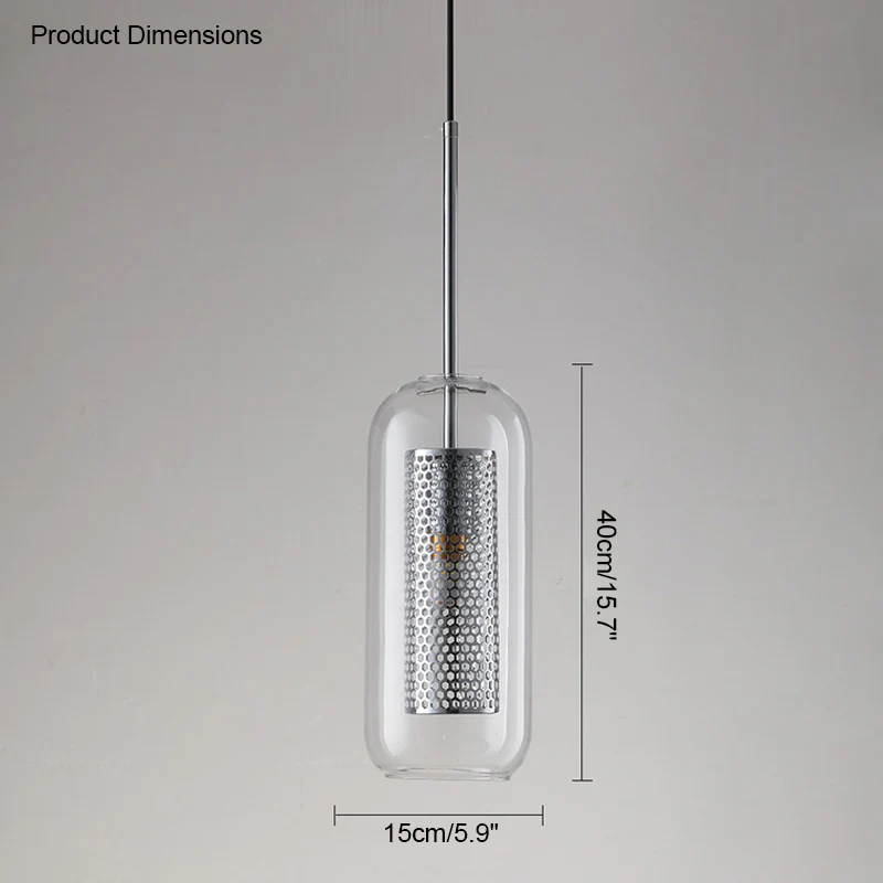 WOMO Elegant Round/Cylinder Glass Pendant Light-WM2095 - Image 40