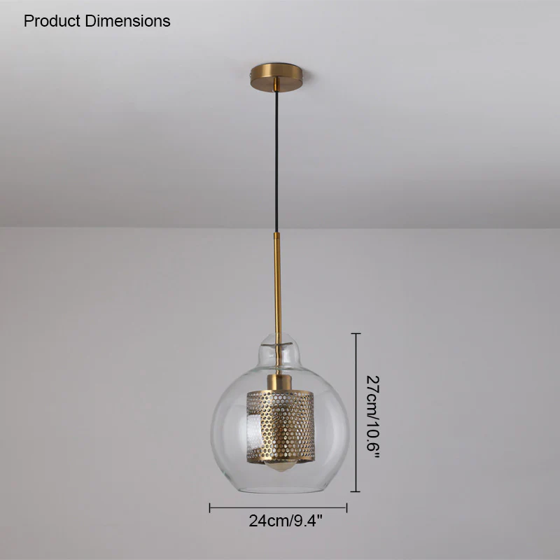 WOMO Elegant Round/Cylinder Glass Pendant Light-WM2095 - Image 42
