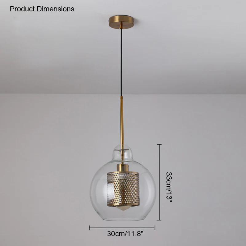WOMO Elegant Round/Cylinder Glass Pendant Light-WM2095 - Image 46